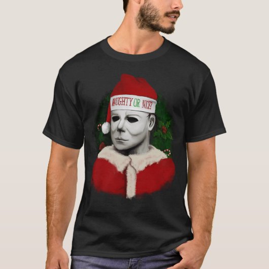 T-shirt Noël de Michael Myers (Devant)