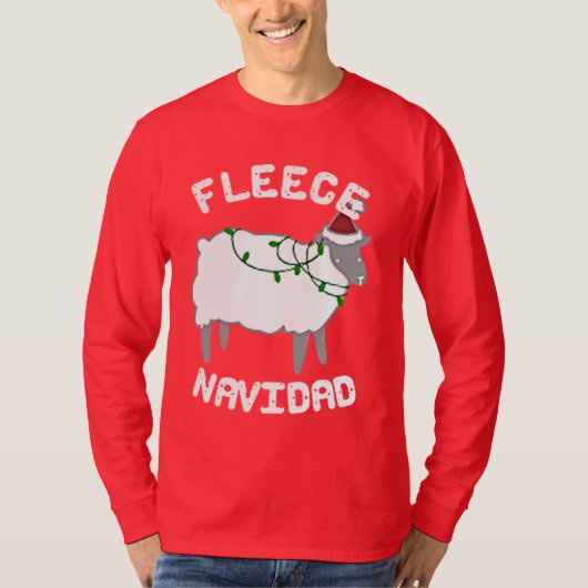 T-shirt Noël de Navidad d'ouatine (Devant)