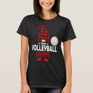 T-shirt Noël de Noël de la famille Gnome de volleyball
