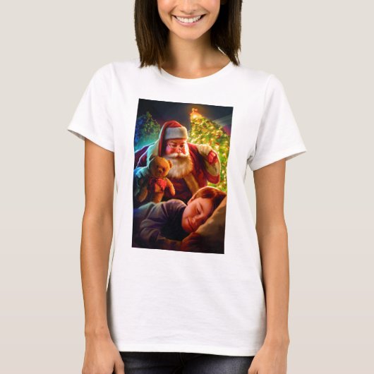 T-shirt Noël de Père Noël (Devant)