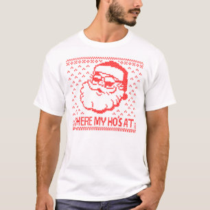 T-shirt Noël de Père Noël à où mon Hos