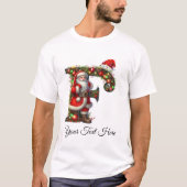 T-shirt Noël de Père Noël personnalisé (Devant)