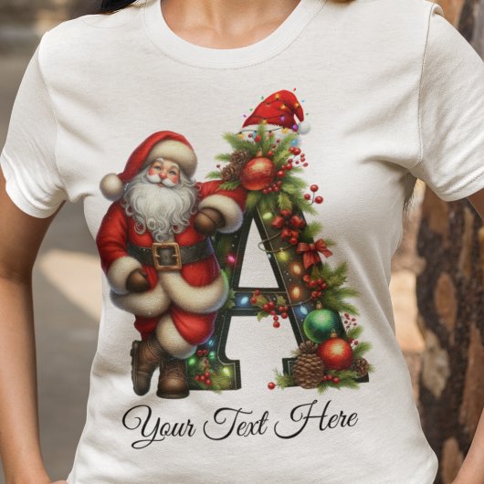 T-shirt Noël de Père Noël personnalisé