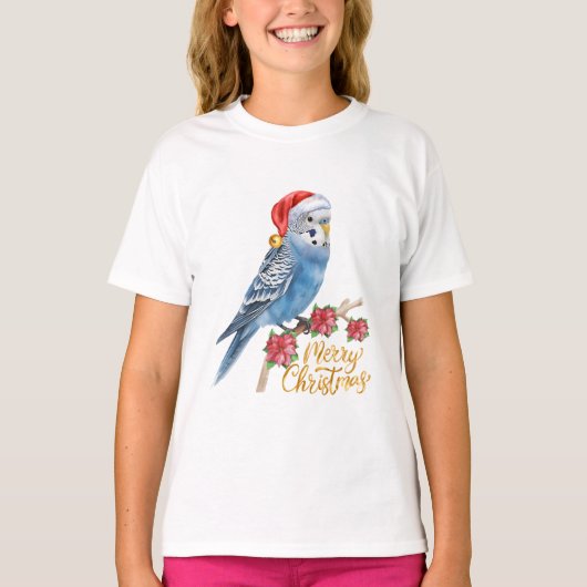 T-shirt Noël de perruche (Devant)