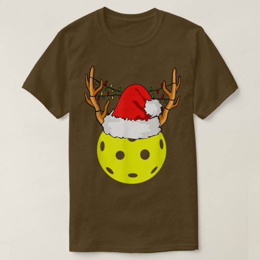 T-shirt Noël de Pickball (Design devant)