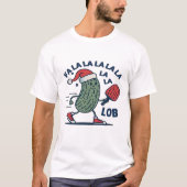 T-shirt Noël de pickleball (Devant)