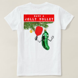 T-shirt Noël de pickleball drôle