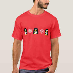 T-shirt Noël de pingouins