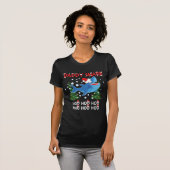 T-shirt Noël de requin de papa (Devant entier)