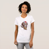 T-shirt Noël de tigre (Devant entier)
