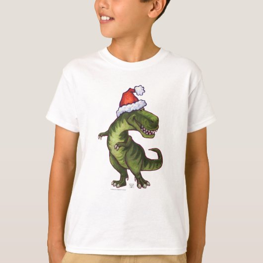 T-shirt Noël de TRex (Devant)