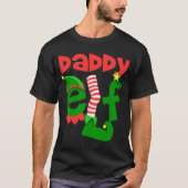 T-shirt Noël d'Elf de papa (Devant)