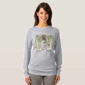 T-shirt Noël des amants Samoyés (Devant entier)
