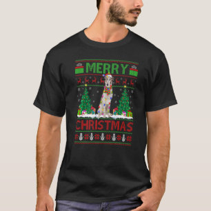 T-shirt Noël des arbres de Noël éclairent mauvais Père Noë