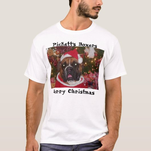T-shirt Noël des boxeurs de Pickett (Devant)