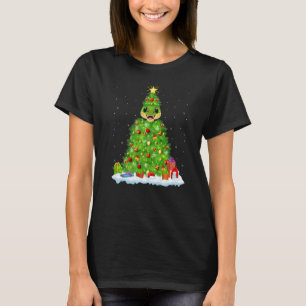 T-shirt Noël des décorations de Noël des illuminations de