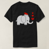 T-shirt Noël des éléphants blancs (Design devant)