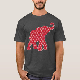 T-shirt Noël des éléphants Noël Noël Noël Santa Clauses Lu