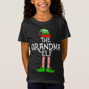 T-Shirt Noël des elfes de grand-mère jumelé famille Noël C
