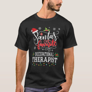 T-shirt Noël des ergothérapeutes préférés de père Noël