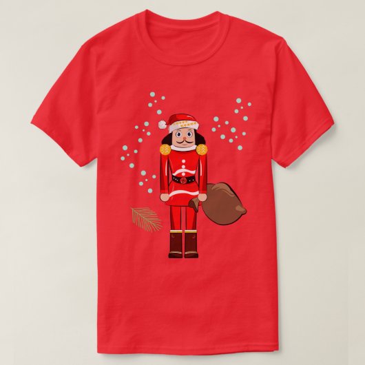 T-shirt Noël des Noisettes de père Noël (Design devant)