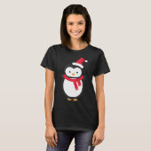 T-shirt Noël des pingouins (Devant entier)