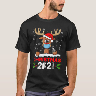T-shirt Noël des rennes 2021 Noël drôle