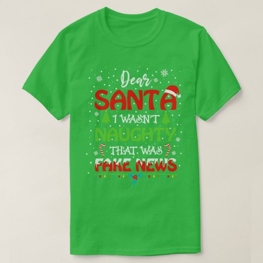 T-shirt Noël drôle (20) (Design devant)