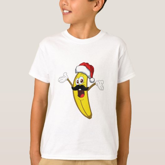 T-shirt Noël drôle de banane (Devant)