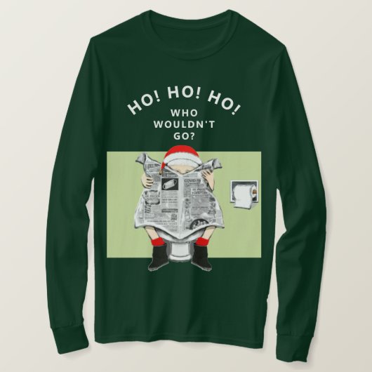 T-shirt Noël drôle de vacances (Design devant)