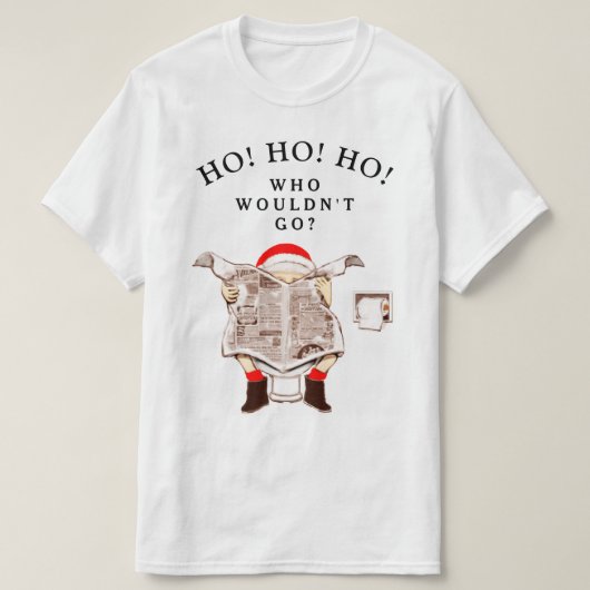 T-shirt Noël drôle de vacances (Design devant)