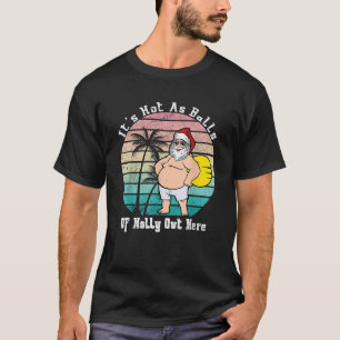 T-shirt Noël Drôle En Juillet Hot As Balls Père Noël Été