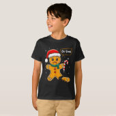 T-shirt Noël drôle Oh Snap Gingerbread Homme Cookie X M (Devant entier)