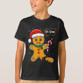 T-shirt Noël drôle Oh Snap Gingerbread Homme Cookie X M (Devant)