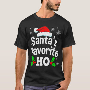 T-shirt Noël drôle Pantalon de Pyjama Naughty préféré du P
