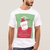T-shirt Noël drôle Pas de câlins laides (Devant)