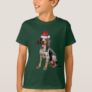 T-shirt Noël drôle pour les amateurs de chien Bluetick Coo