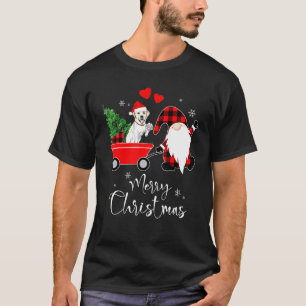 T-shirt Noël du chien du Labrador Retriever avec Santa Hat