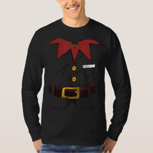 T-shirt Noël Du Costume Elf père Noël Pour Enfants & Publi