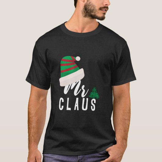 T-shirt Noël du couple M. Claus et Mme Claus (Devant)