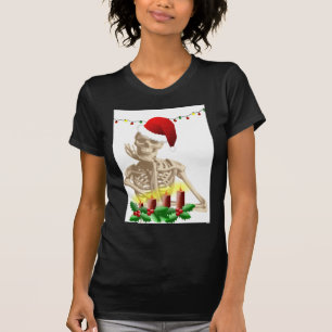 T-shirt noël du crâne