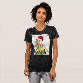 T-shirt noël du crâne (Devant entier)