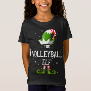 T-Shirt Noël du groupe de jumelage des elfes de volleyball