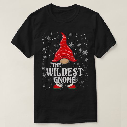 T-shirt Noël du groupe familial Gnome Matching le plus sau (Design devant)