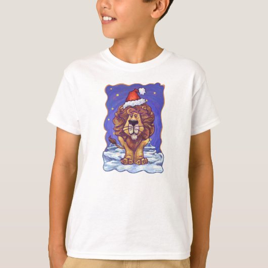 T-shirt Noël du lion (Devant)