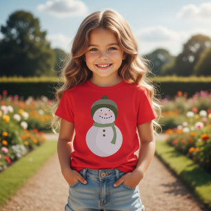 T-shirt Noël du mignon Snowman