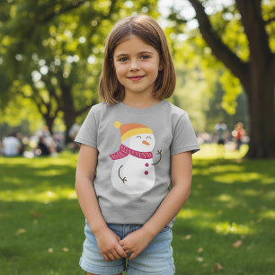 T-shirt Noël du mignon Snowman