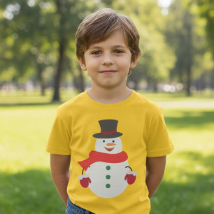 T-shirt Noël du mignon Snowman
