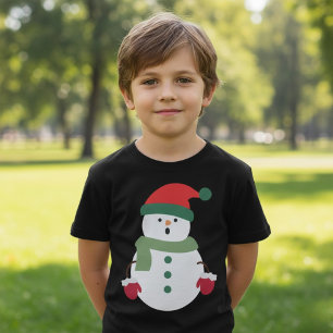 T-shirt Noël du mignon Snowman