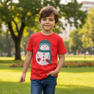 T-shirt Noël du mignon Snowman